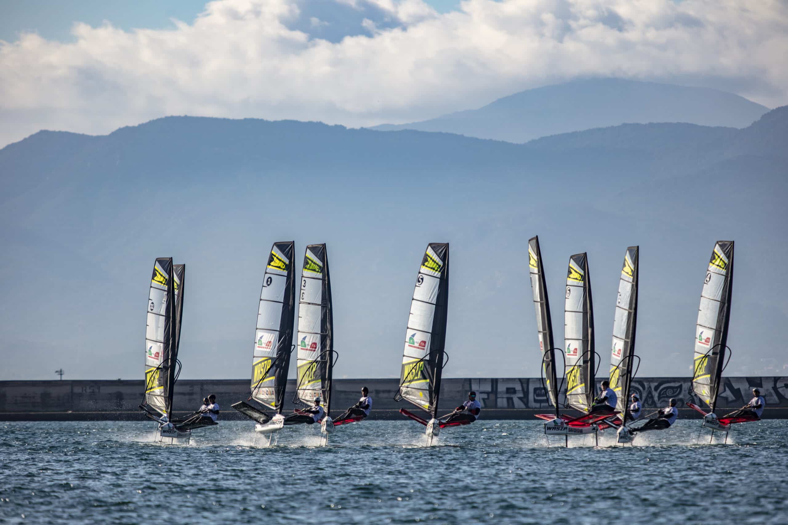 Sardinia Sailing Cup Day 2, Comincia Lo Spettacolo Del Foil Internazionale In Sardegna Le Regate Si Possono Seguire Da Su Siccu - credits Luigi Corda- GreatJob Studio