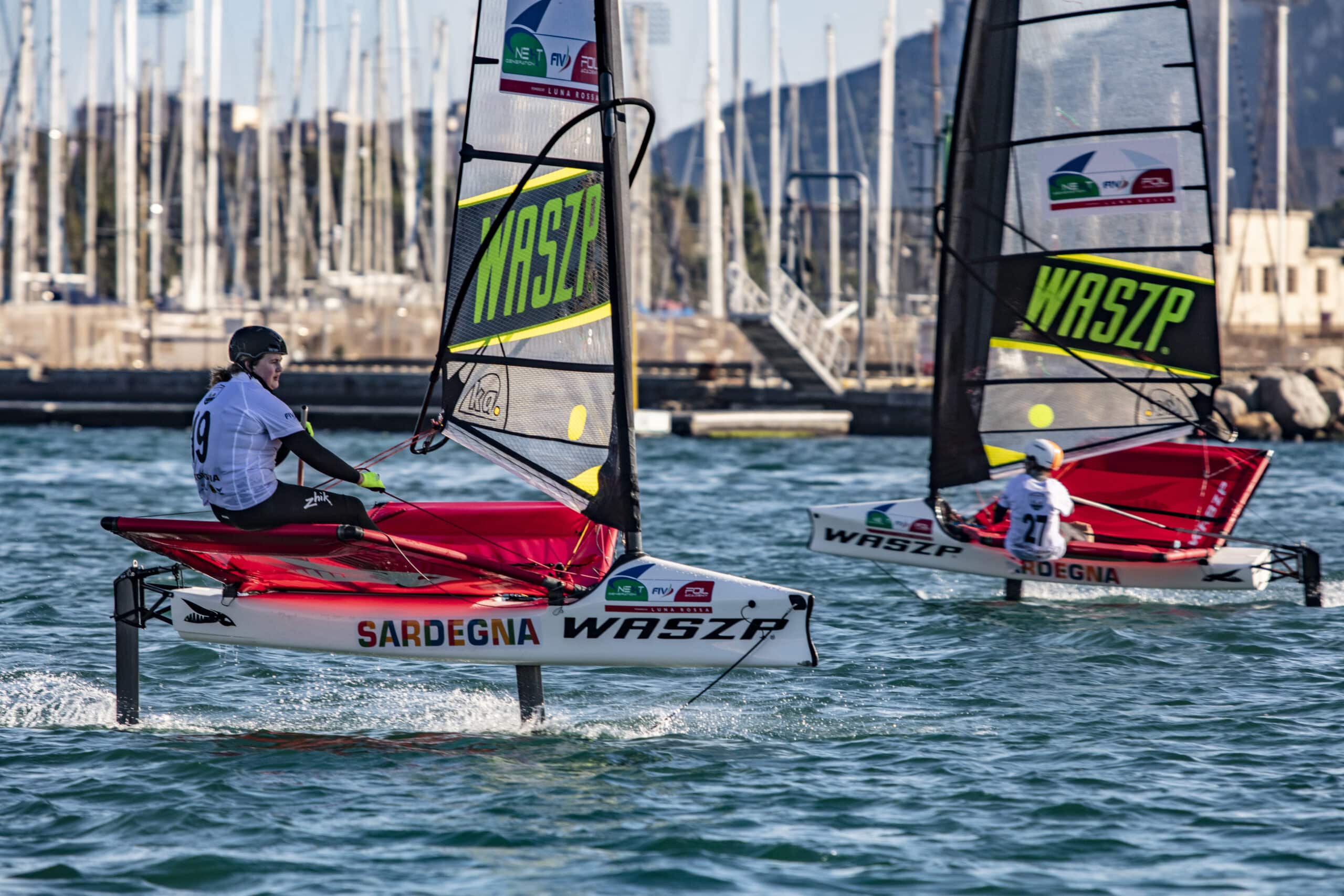 Sardinia Sailing Cup Day 2, Comincia Lo Spettacolo Del Foil Internazionale In Sardegna Le Regate Si Possono Seguire Da Su Siccu - credits Luigi Corda- GreatJob Studio