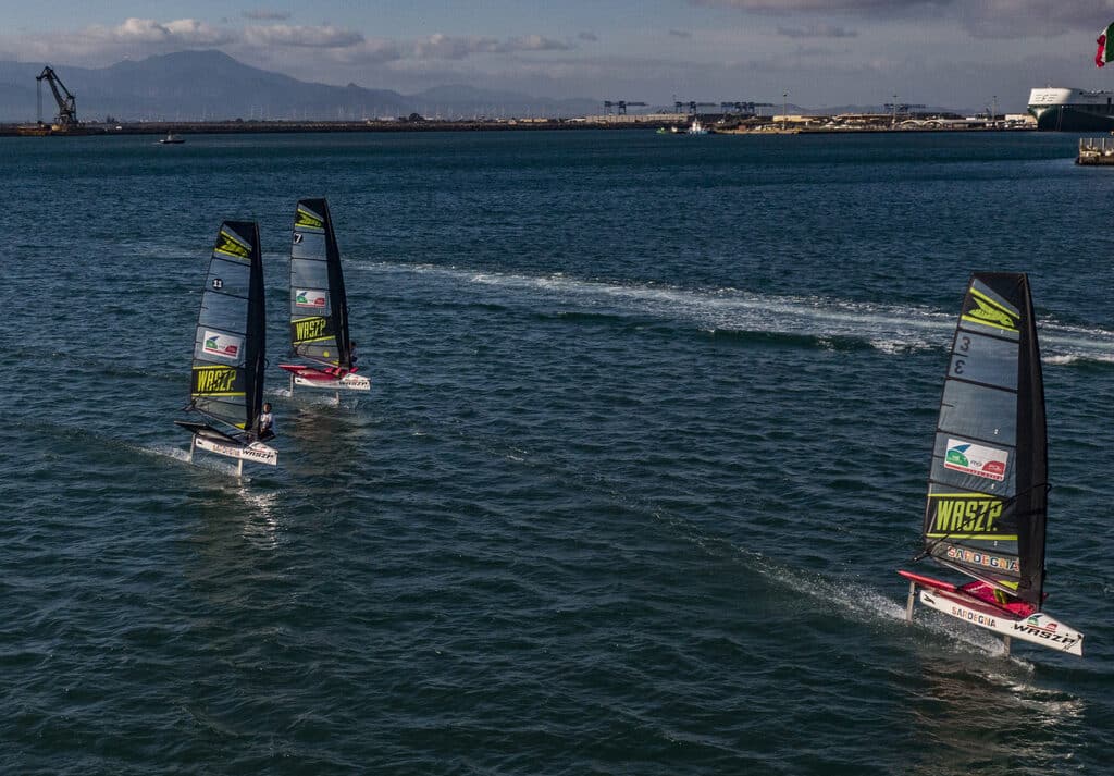 Sardinia Sailing Cup Day 2, Comincia Lo Spettacolo Del Foil Internazionale In Sardegna Le Regate Si Possono Seguire Da Su Siccu - credits Luigi Corda- GreatJob Studio